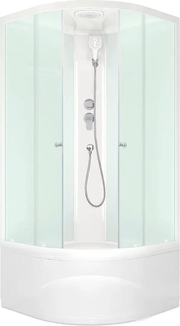 Душевая кабина Domani-Spa Slim 110 High 100x100 DS01DS110HWM00 - подробное фото Душевая кабина Domani-Spa Slim 110 High 100x100 DS01DS110HWM00 - фото товара