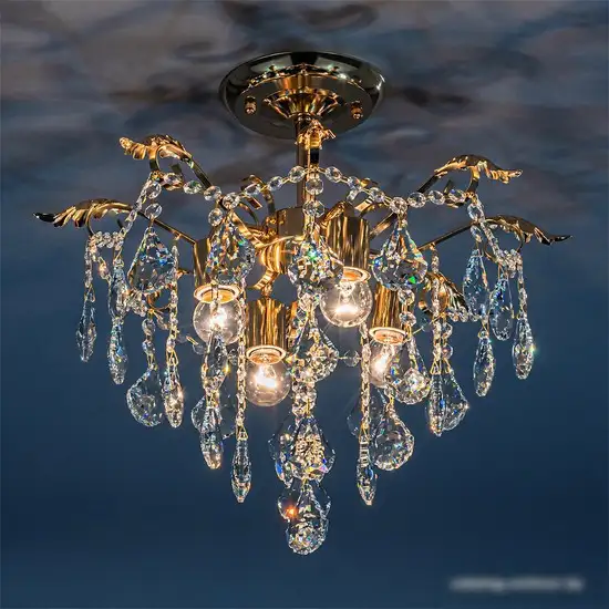 Припотолочная люстра Escada Mona 1128/4 E27*60W French Gold – фото товара