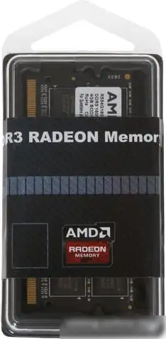 Оперативная память AMD Radeon R5 Entertainment 4GB DDR3 SODIMM PC4-12800 R534G1601S1S-U – фото товара
