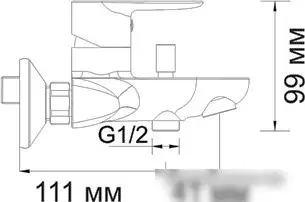 Смеситель Wasserkraft Leine 3501 - фото товара