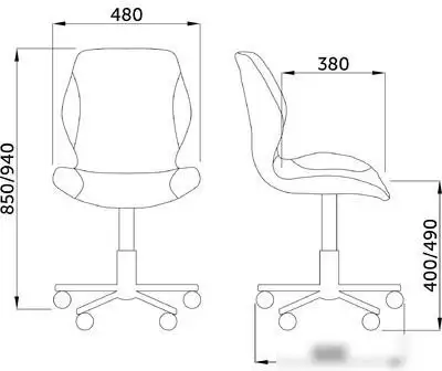 Офисное кресло AksHome Delfin Eco (салатовый) – фото товара