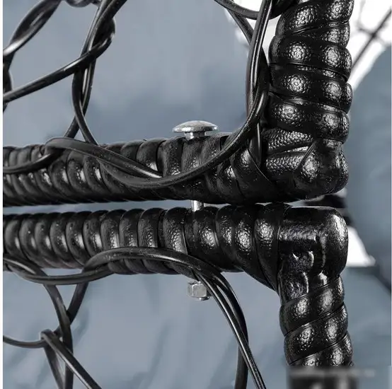 Кресло M-Group Апельсин 11520409 (черный ротанг/серая подушка) – фото товара