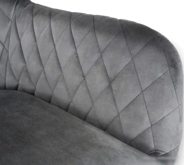 Стул с подлокотниками Sheffilton SHT-ST38/S37 (угольно-серый/хром лак) – фото товара