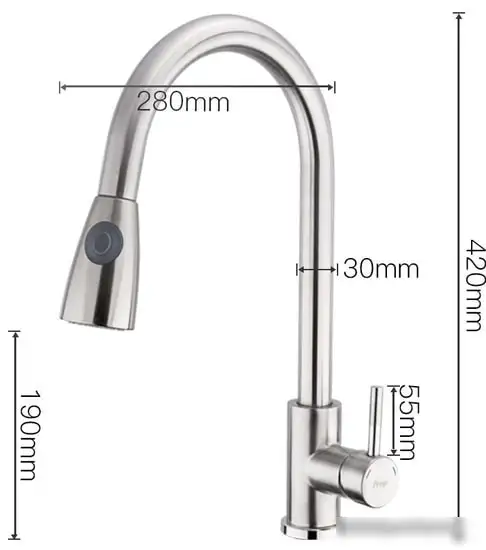 Смеситель FRAP F60899-1 - фото товара