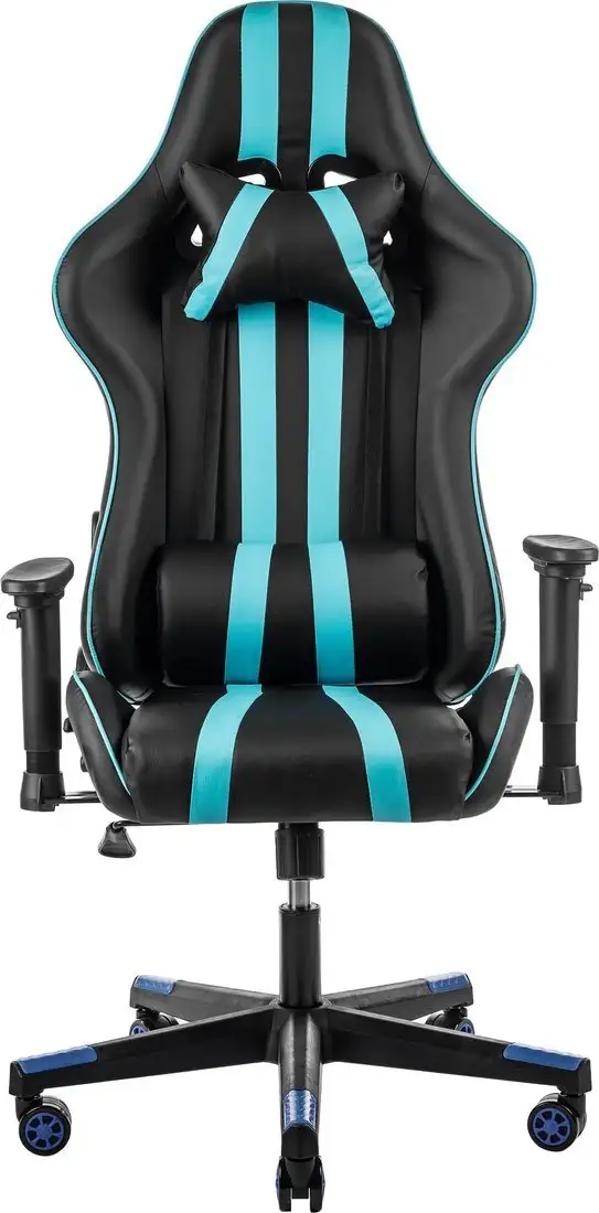 Игровое (геймерское) кресло Mio Tesoro Control 8051 (черный/синий) – фото товара