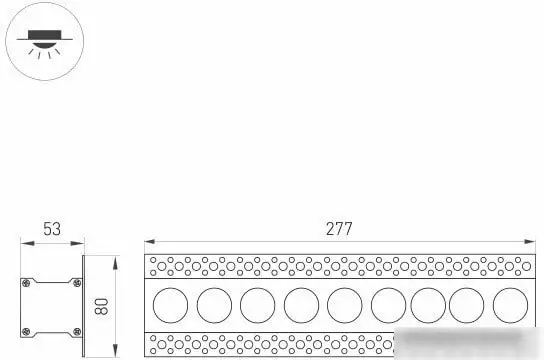 Точечный светильник Arlight MS-ORIENT-BUILT-TRIMLESS-TC-S38x277-20W Day4000 032226 – фото товара