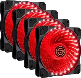 Комплект вентиляторов для корпуса Ginzzu 12LR33 (4 шт.) – изображение в каталоге