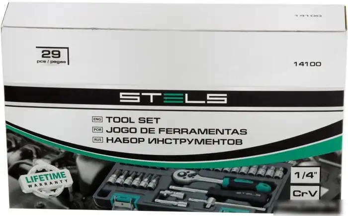 Универсальный набор инструментов Stels 14100 (29 предметов) – фото товара
