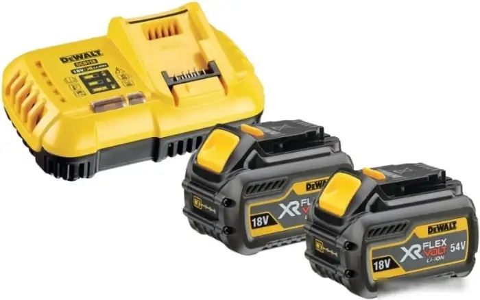 Аккумулятор с зарядным устройством DeWalt DCB118X2 (18В/9 Ah + 14.4-18В) – фото товара