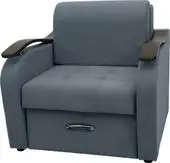 Кресло Сириус Лидер-2 НПБ 95x110 (Eva 10 велюр серый) – изображение в каталоге