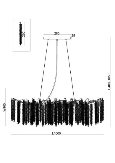 Подвесная люстра Freya Mineral FR1010PL-10G1 – фото товара