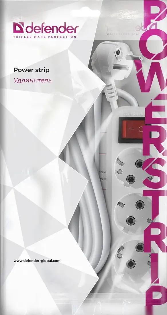 Сетевой фильтр Defender L330 (7 м) – фото товара