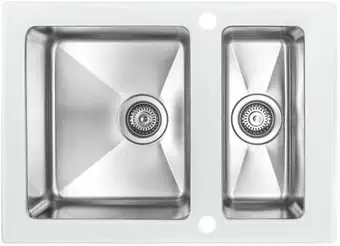 Кухонная мойка ZorG GS 6750-2 (белый)