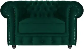 Интерьерное кресло Brioli Честер Классик (B63/бирюзовый) – изображение в каталоге