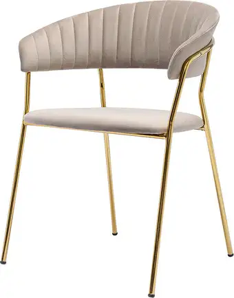 Стул с подлокотниками Bergenson Bjorn Stefany BB0000116 (серый) – изображение в каталоге