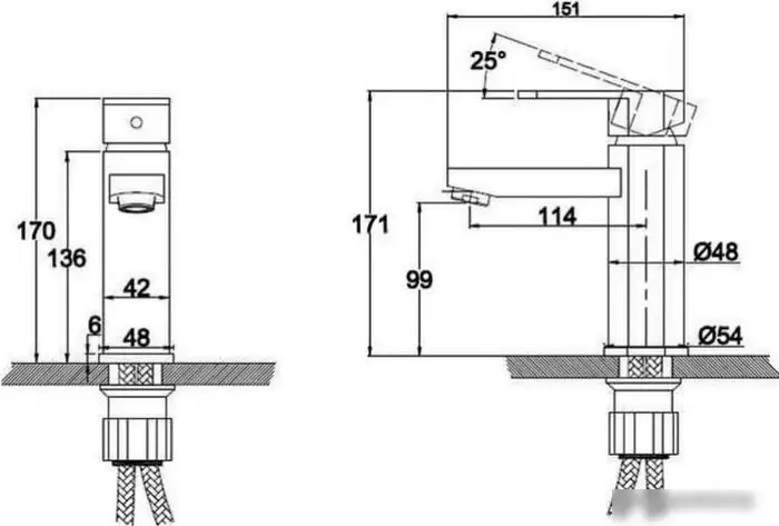 Смеситель Kaiser Sonat 34011-2 (черный матовый) - фото товара