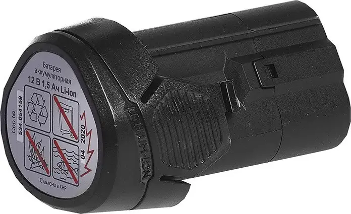 Аккумулятор Интерскол БА-1.5/12 2400.011 (12В/1.5 Ач) – фото товара