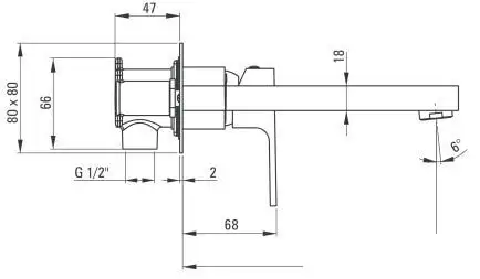 Смеситель Deante Anemon Bis BBZ N54L - фото товара