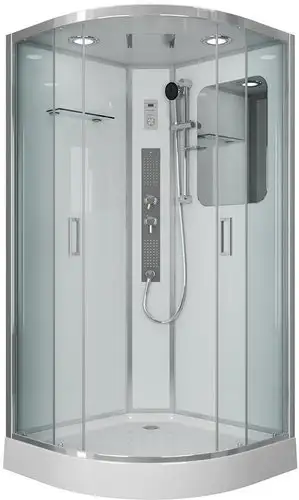 Душевая кабина Niagara NG-6002-01G 100x100x210 (прозрачное стекло) - изображение в каталоге