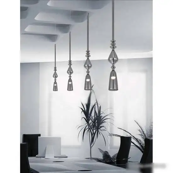 Подвесная люстра Crystal Lux Lux New SP1 B Smoke – фото товара