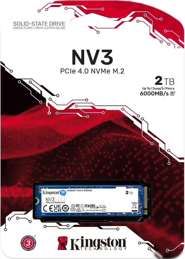 SSD Kingston NV3 2TB SNV3S/2000G – фото товара
