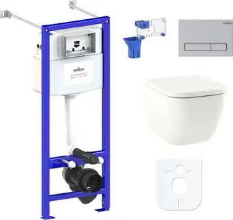 Унитаз Lavinia Boho Relfix One Compacto 7 в 1 87050147 (матовый пластик) - изображение в каталоге