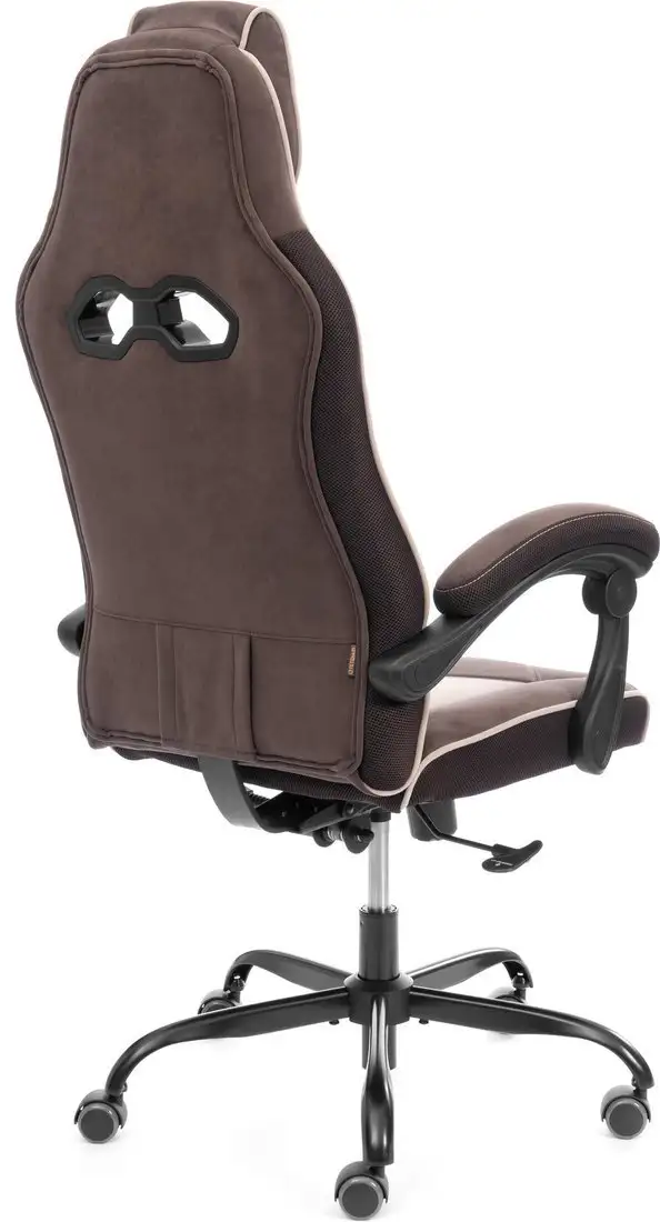 Игровое (геймерское) кресло TetChair Arena metalBL (велюр, коричневый/бежевый, 6/7) – фото товара