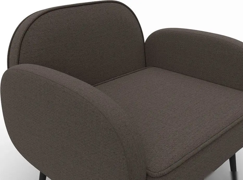 Интерьерное кресло Лига диванов Лига-086 132428 (рогожка Амур 05 коричневый)