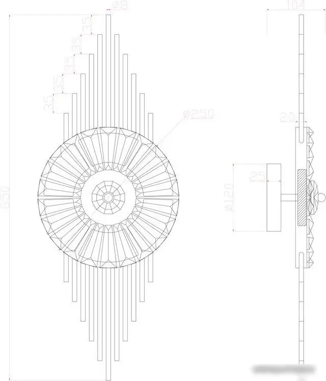 Бра Arte Lamp Almaaz A2564AP-1PB – фото товара