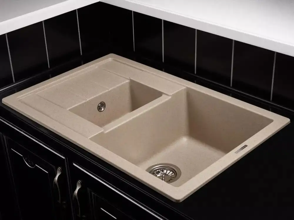 Кухонная мойка KUPPERSBERG Modena 1,5B1D (санд беж) - фото товара