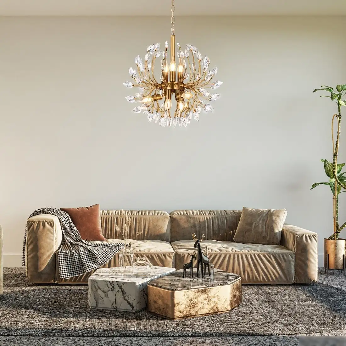 Подвесная люстра Escada 486/9PL (золото) – фото товара