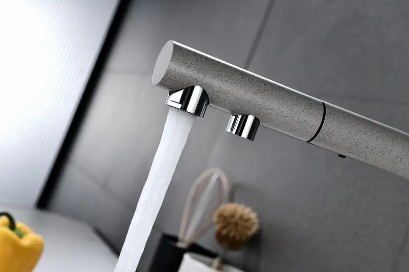 Смеситель Paulmark Serpentine SE213222-DG (серый/графит) - фото товара