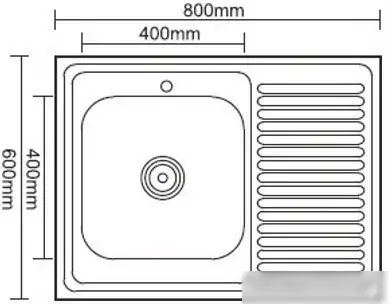 Кухонная мойка Ledeme L98060-6L - фото товара