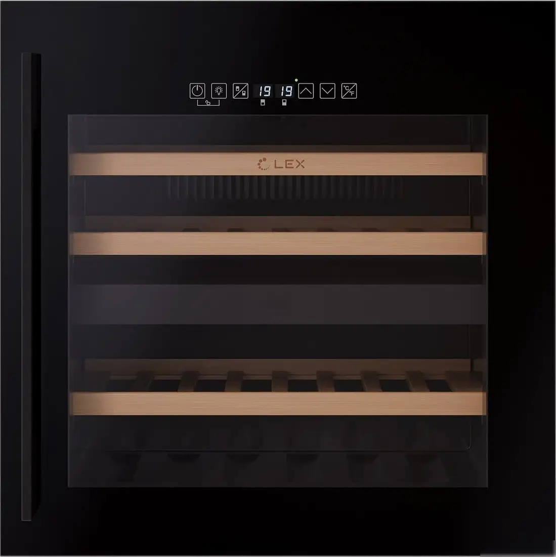 Винный шкаф LEX LWD6036BL Dual Zone S — фото товара