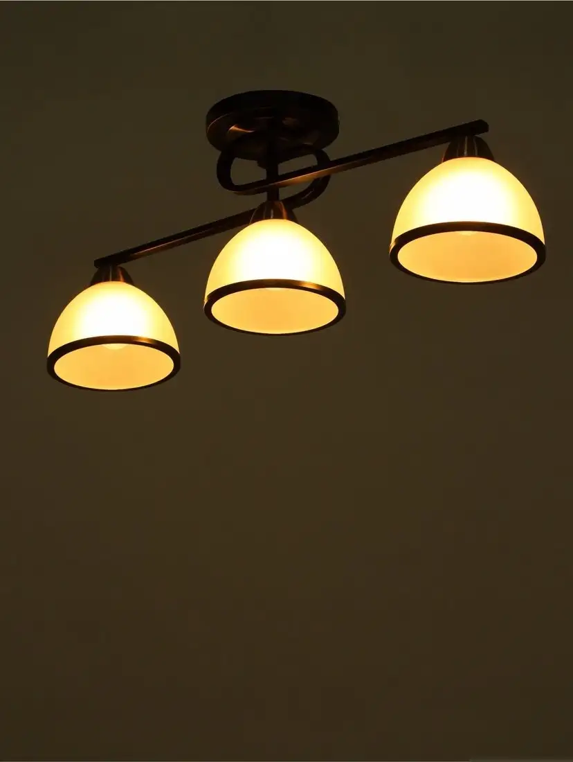 Подвесная люстра BayerLux Рендо 10352906 (черный/бронзовый) – фото товара