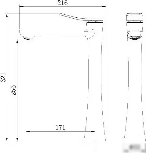 Смеситель Grossman Advans 520.K35.09.210 (черный матовый) - фото товара