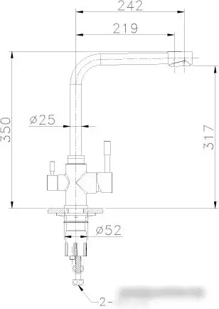 Смеситель Lemark EXPERT LM5060S - фото товара