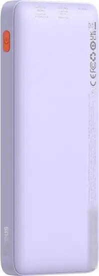 Внешний аккумулятор Baseus Airpow Fast Charge Power Bank 20W 10000mAh (сиреневый) – фото товара
