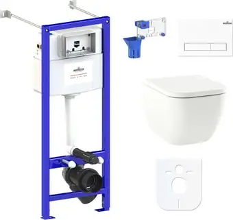 Унитаз Lavinia Boho Relfix One Compacto 7 в 1 87050145 (белый пластик) - изображение в каталоге