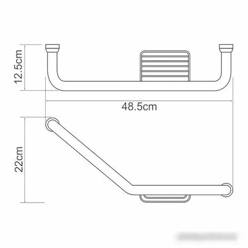 Поручень Wasserkraft K-1077Right – фото товара