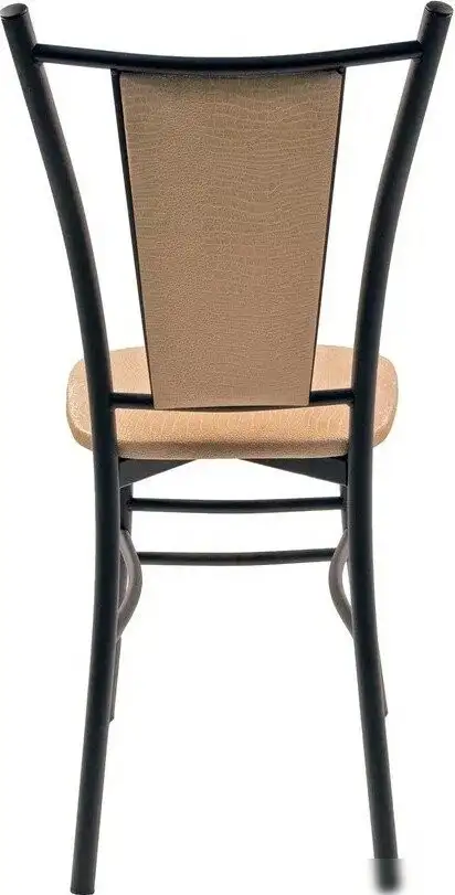 Стул ВВР Марсель (бежевый крокодил/черный, экокожа) – фото товара