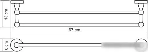 Держатель для полотенца Wasserkraft Diemel K-2240 – фото товара