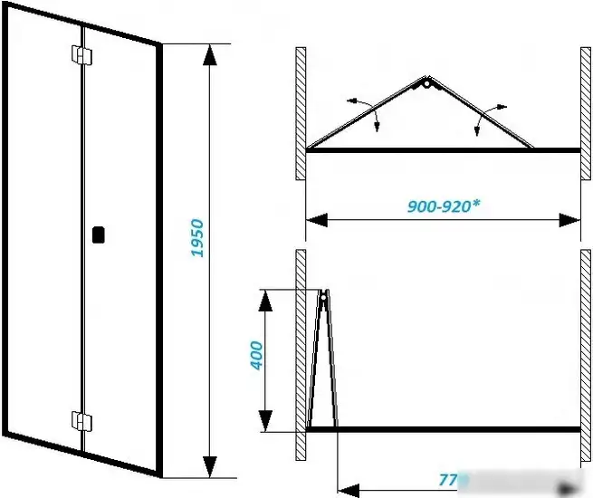 Душевая дверь Cerutti Spa Bella D91T - фото товара
