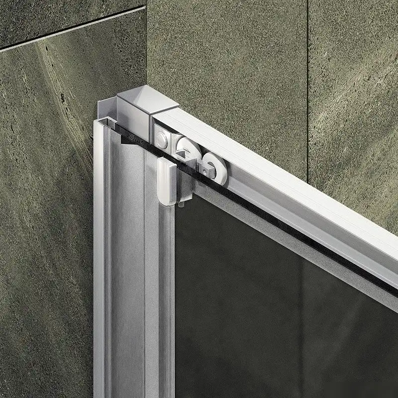 Душевая дверь MaybahGlass 195x150 MGD-1289-5 (графит матовый стекло/хром матовый) - фото товара