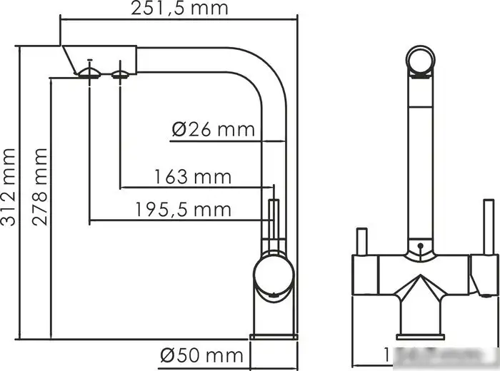 Смеситель Wasserkraft A8317 - фото товара
