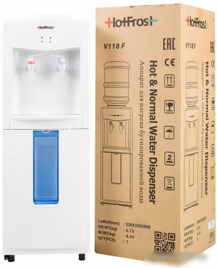 Кулер для воды HotFrost V118F – фото товара