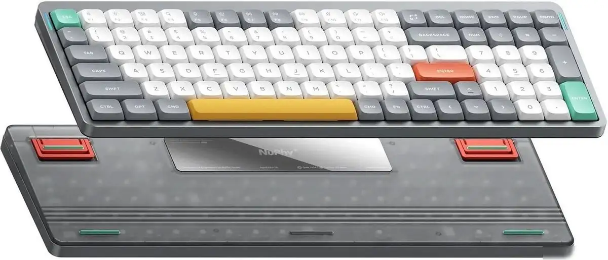 Клавиатура NuPhy Air96 V2 Lunar Gray (Gateron Low Profile Red 2.0) – фото товара