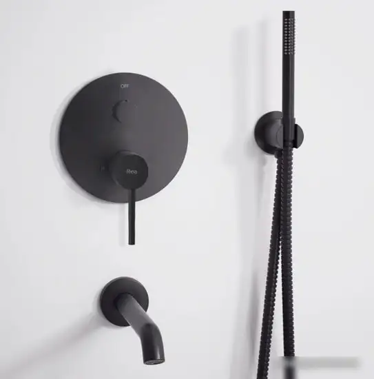 Душевая система Rea Lungo REA-P4112 (черный) - фото товара