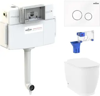 Унитаз Lavinia Boho Relfix Bell Pro 5 в 1 87060215 (белое стекло) - изображение в каталоге