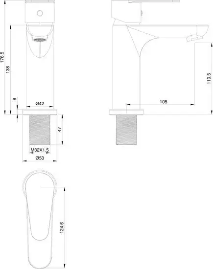 Смеситель Wonzon&Woghand WW-A40202-MB - фото товара